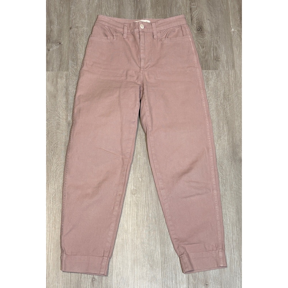 Madewell High-Rise Tapered Balloon Pants Dusty Rose Pink SP21 MD115 Womens 24